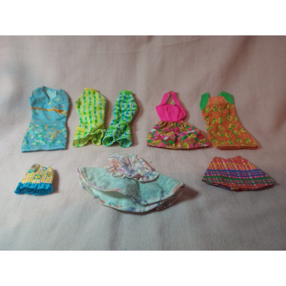 Vintage Barbie Doll Clothes Lot 8 Tagged Mattel 1988 1995 1997 1998 1999